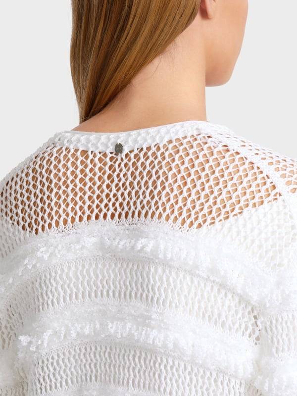 Marc Cain Mantel mit Struktur – Knitted in Germany 50% Rabatt mit kostenlosem Versand