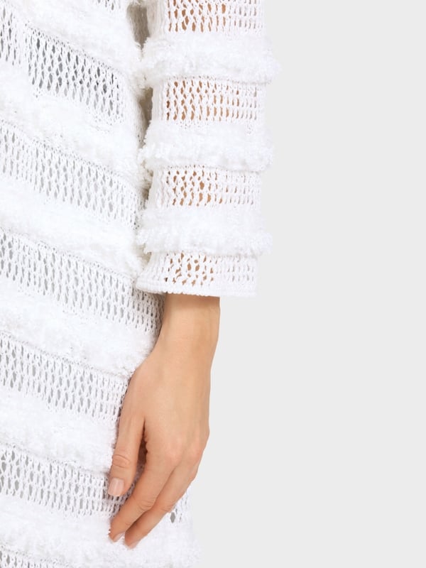 Marc Cain Mantel mit Struktur – Knitted in Germany 50% Rabatt mit kostenlosem Versand