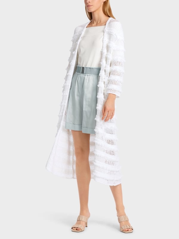 Marc Cain Mantel mit Struktur – Knitted in Germany 50% Rabatt mit kostenlosem Versand