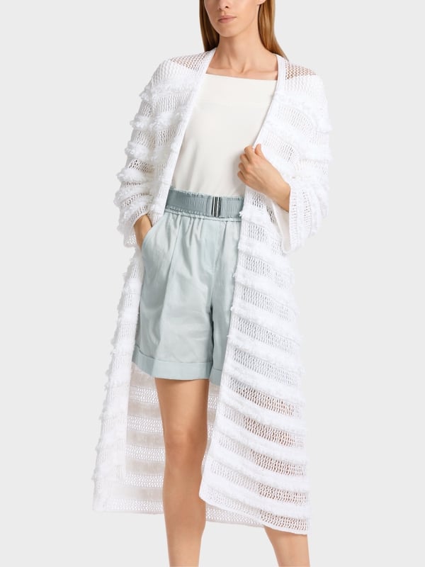 Marc Cain Mantel mit Struktur – Knitted in Germany 50% Rabatt mit kostenlosem Versand