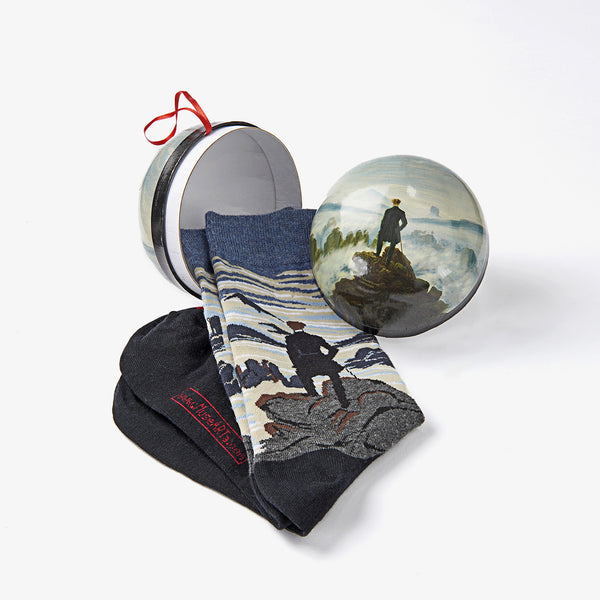 Musearta Geschenkkugel - Caspar David Friedrich, Der Wanderer über dem Nebelmeer Clearance-Verkauf