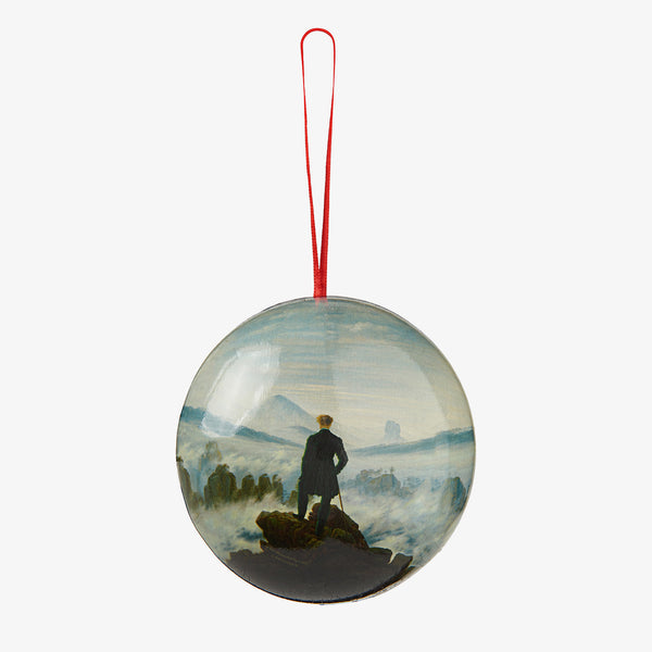 Musearta Geschenkkugel - Caspar David Friedrich, Der Wanderer über dem Nebelmeer Clearance-Verkauf