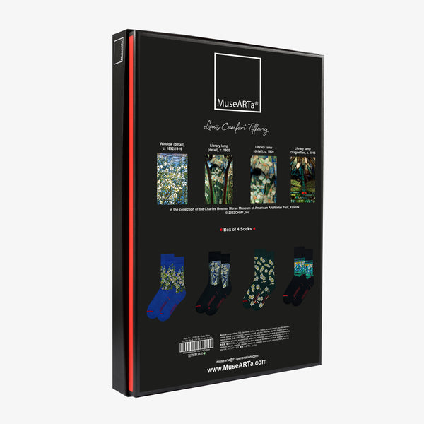 Musearta Louis Comfort Tiffany - Geschenkset mit 4 Paar Socken Angebote