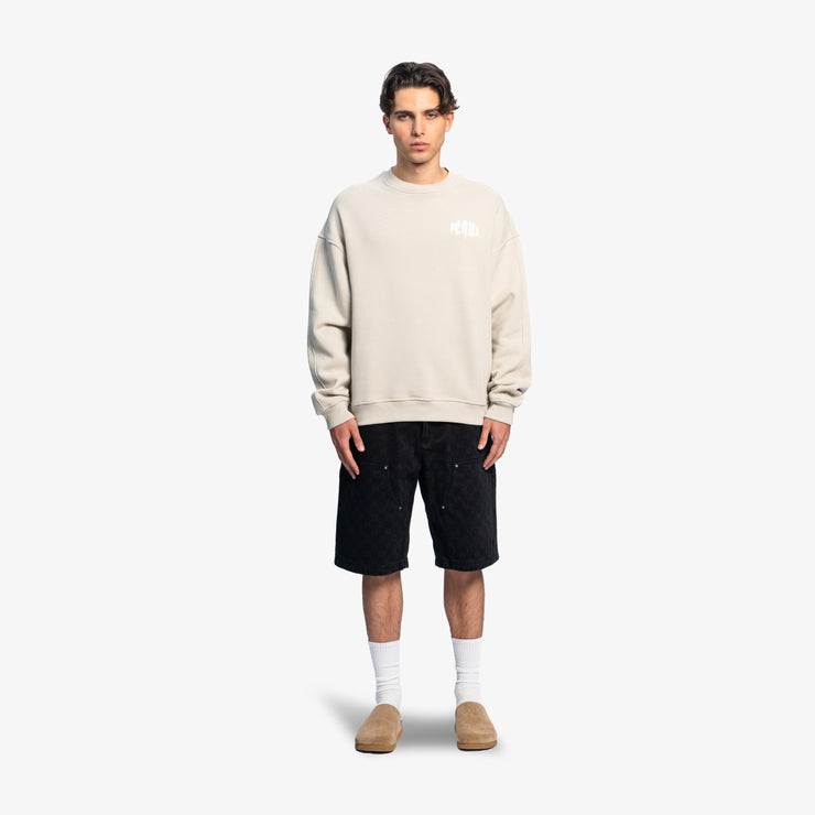 Pequs Mythic Chest Logo Sweater Letzter Tag
