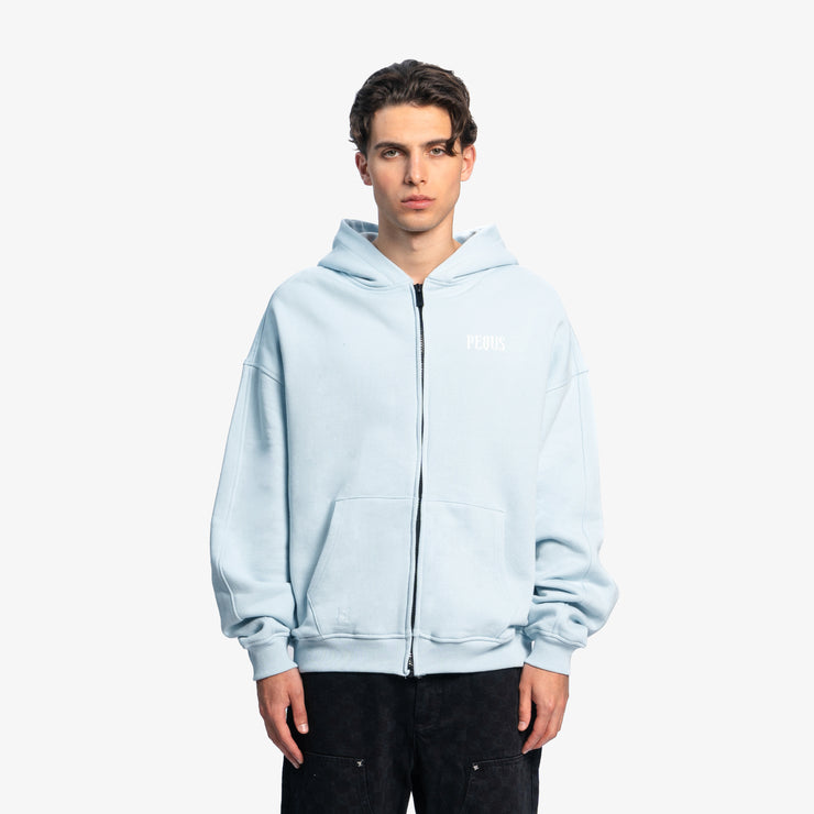Pequs Back Logo Zip Hoodie Nur für heute