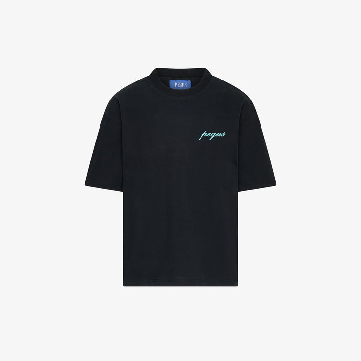 Pequs A Paradise Beach Club Back Logo T-Shirt Großer Ausverkauf