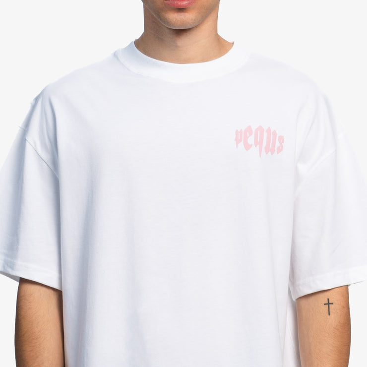 Pequs Mythic Chest Logo T-Shirt Begrenztes Angebot