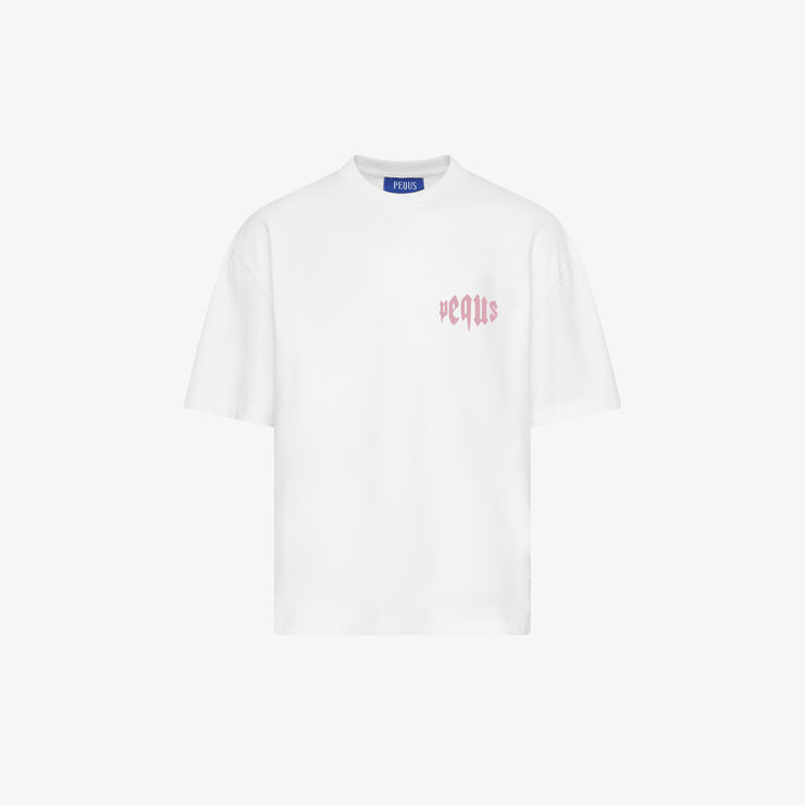 Pequs Mythic Chest Logo T-Shirt Begrenztes Angebot