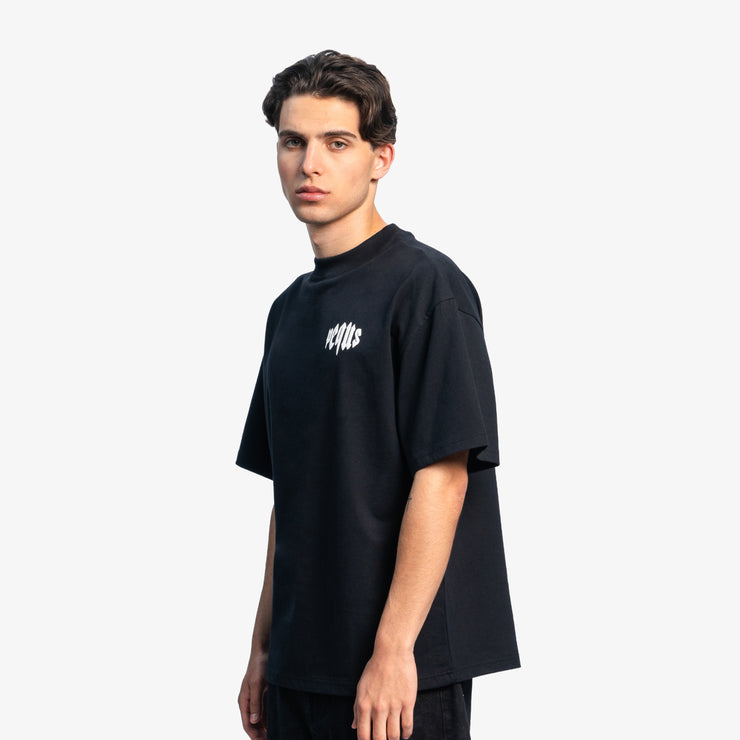 Pequs Mythic Chest Logo T-Shirt Black Friday