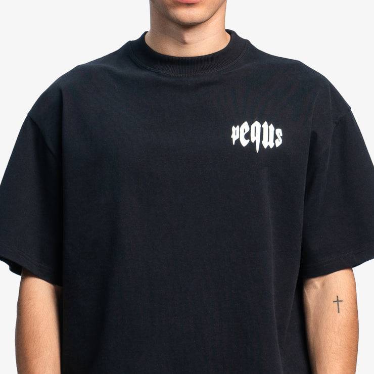 Pequs Mythic Chest Logo T-Shirt Black Friday
