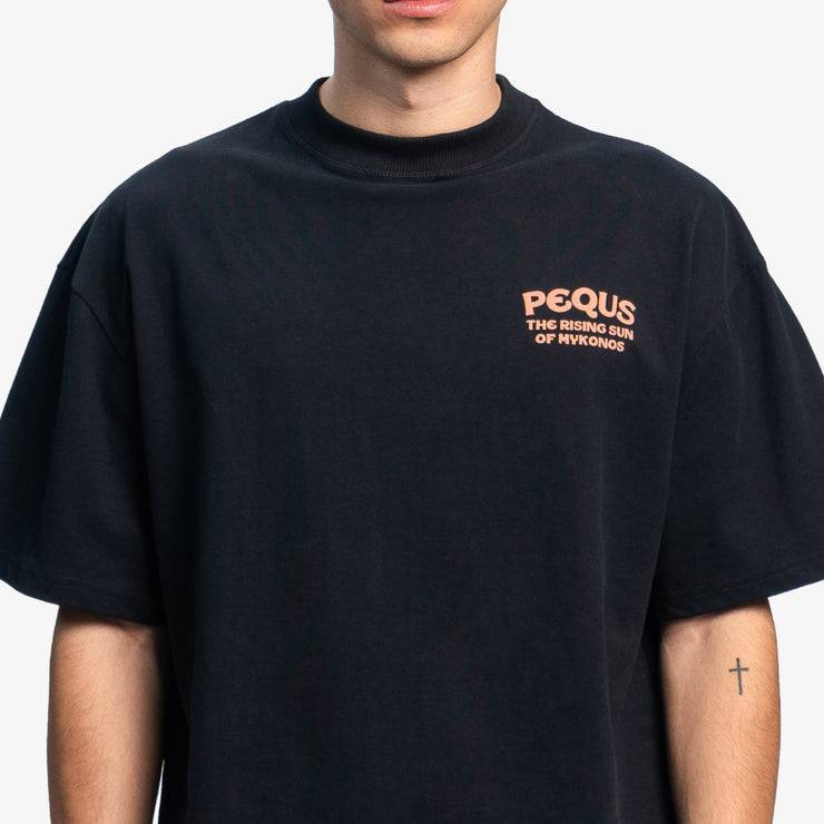Pequs Rising Sun T-Shirt Heißer Verkauf