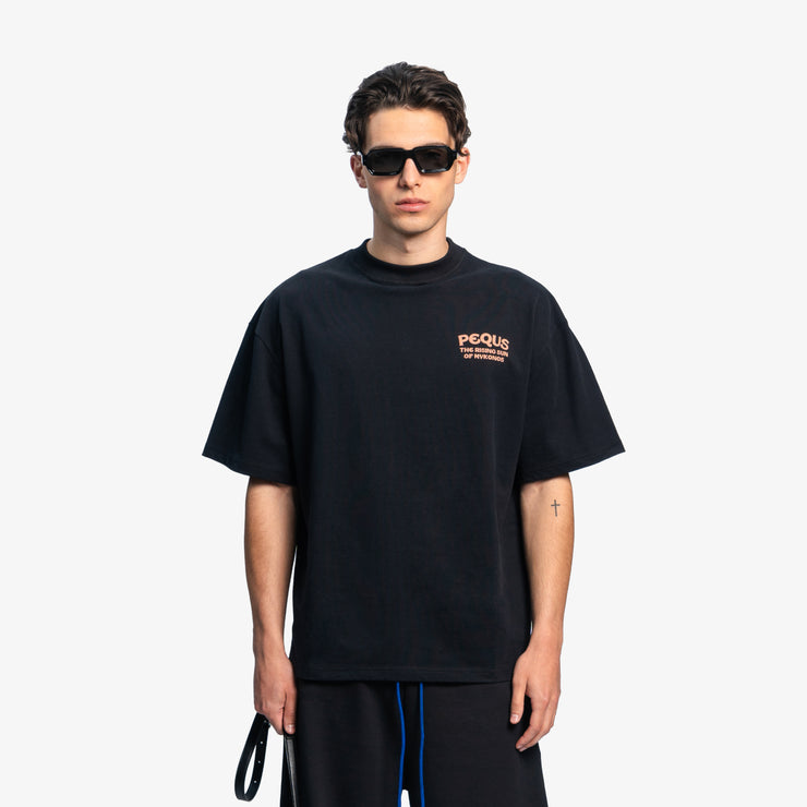Pequs Rising Sun T-Shirt Heißer Verkauf