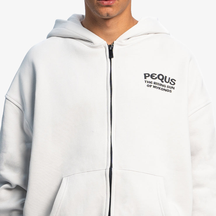 Pequs Rising Sun Zip Hoodie Neueste Mode