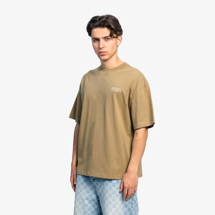 Pequs Chest Logo T-Shirt Tiefpreis