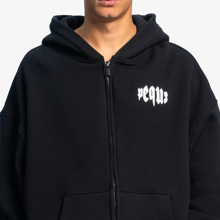 Pequs Mythic Chest Logo Zip Hoodie JETZT KAUFEN