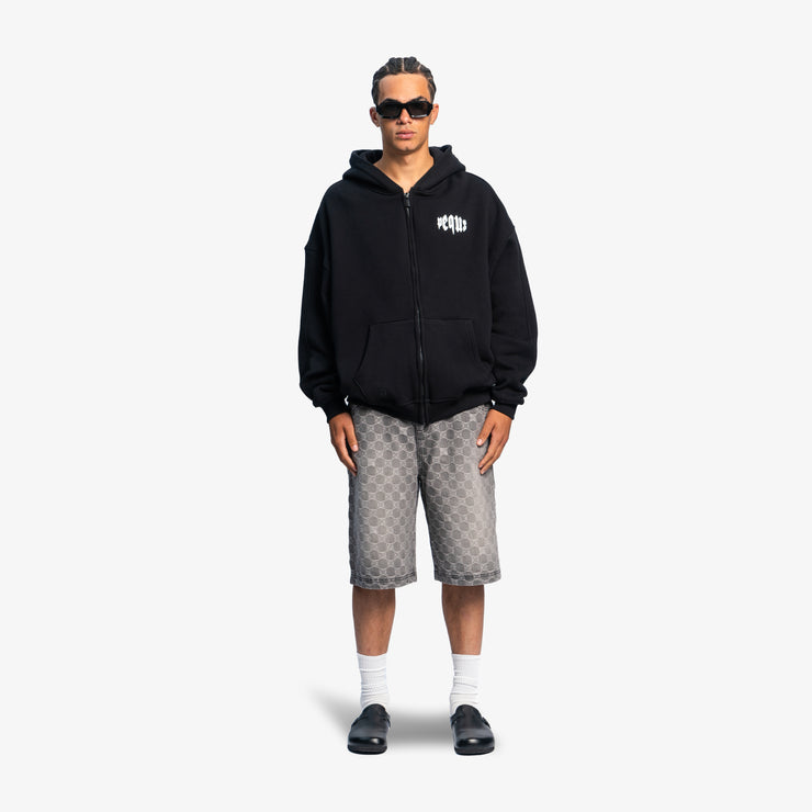 Pequs Mythic Chest Logo Zip Hoodie JETZT KAUFEN