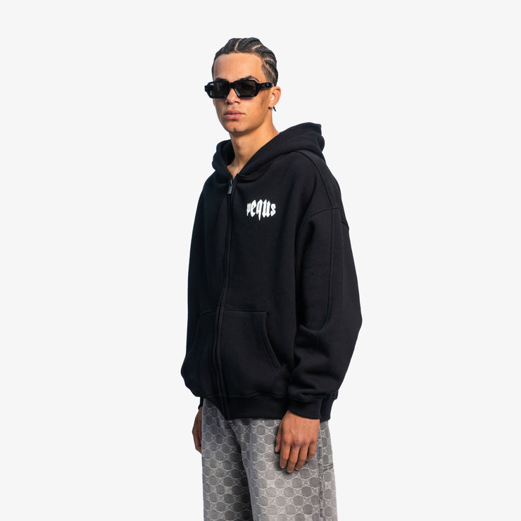 Pequs Mythic Chest Logo Zip Hoodie JETZT KAUFEN