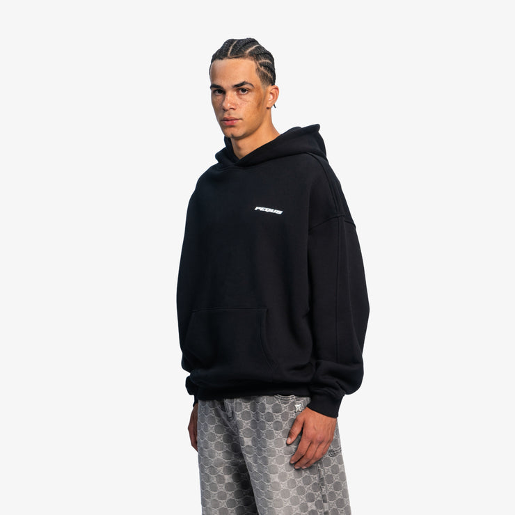 Pequs Plágia Chest Logo Hoodie Letzte 2 Tage