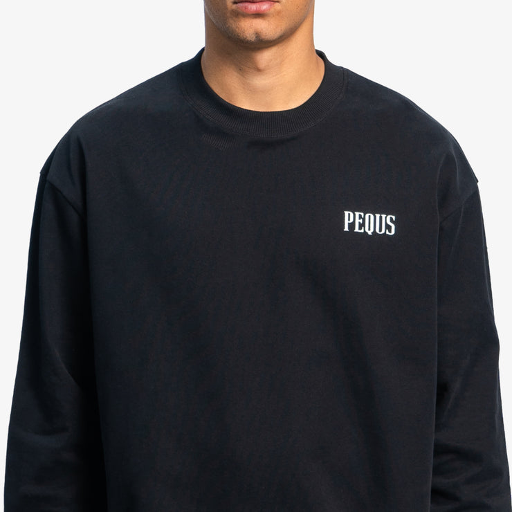 Pequs Back Logo Longsleeve Discount Store für neue Produkte