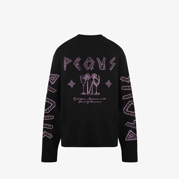 Pequs Skribbled Longsleeve Nur noch ein Tag übrig