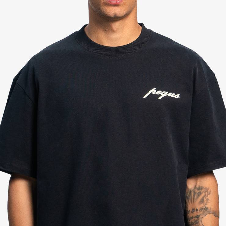 Pequs A Paradise Beach Club Back Logo T-Shirt Super Rabatt