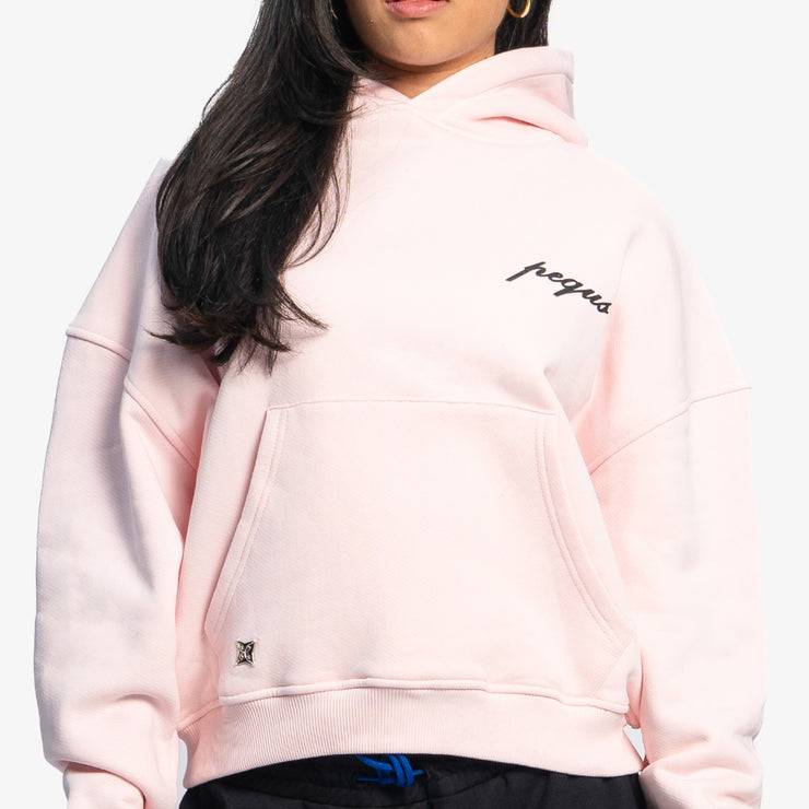Pequs A Paradise Beach Club Graphic Cropped Hoodie Kostenloser Versand international