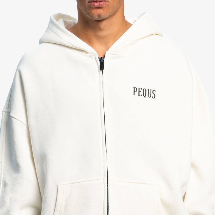 Pequs Back Logo Zip Hoodie Speichern exportieren