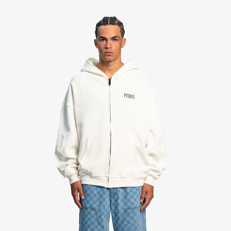 Pequs Back Logo Zip Hoodie Speichern exportieren