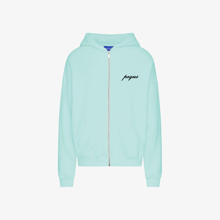 Pequs A Paradise Beach Club Graphic Zip Hoodie 50% Rabatt für begrenzte Zeit