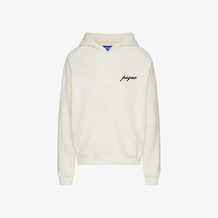 Pequs Scripted Chest Logo Hoodie Verkauf