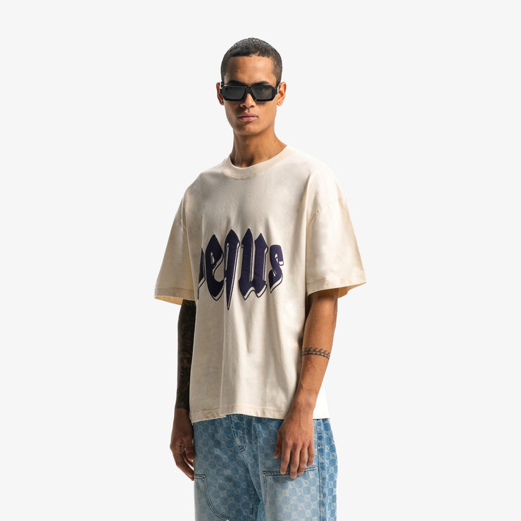 Pequs Outlined Mythic Logo T-Shirt Günstiger Verkauf