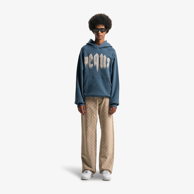 Pequs Outlined Mythic Logo Hoodie Großer Ausverkauf