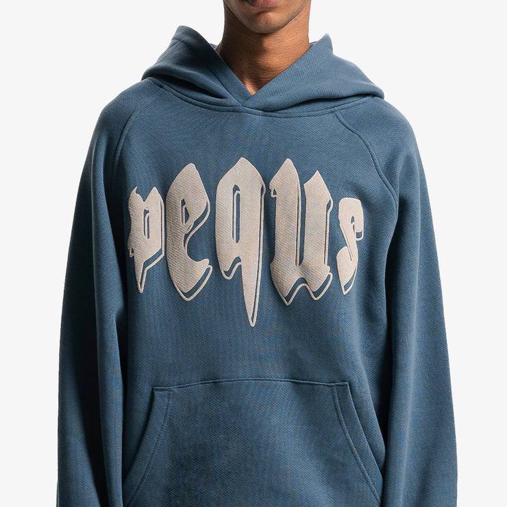 Pequs Outlined Mythic Logo Hoodie Großer Ausverkauf