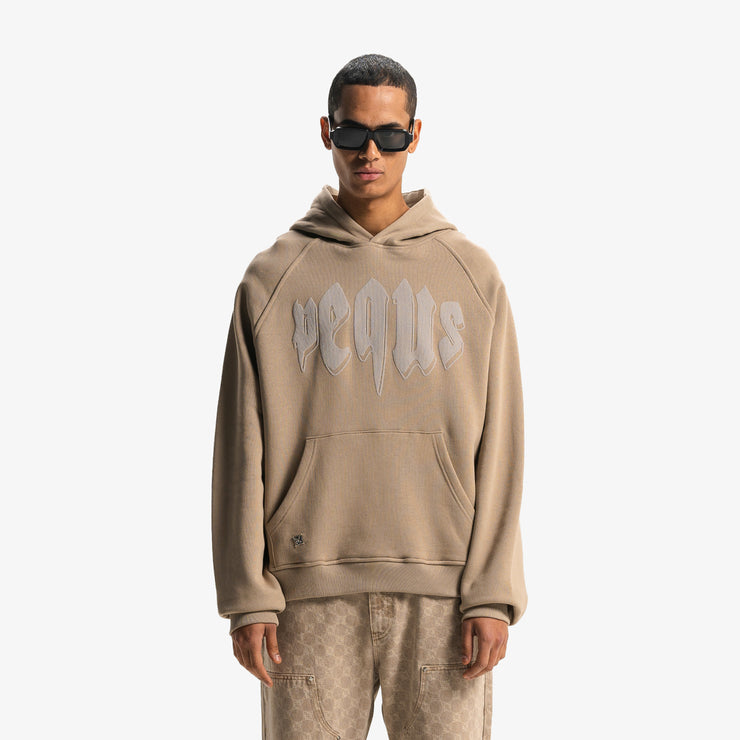 Pequs Outlined Mythic Logo Hoodie Flash Sale