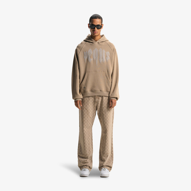 Pequs Outlined Mythic Logo Hoodie Flash Sale