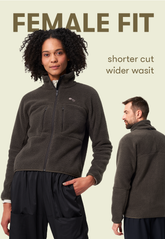 ﻿Pinqponq Fleece Jacket - Cliff Beige (Female) Heißer Verkauf