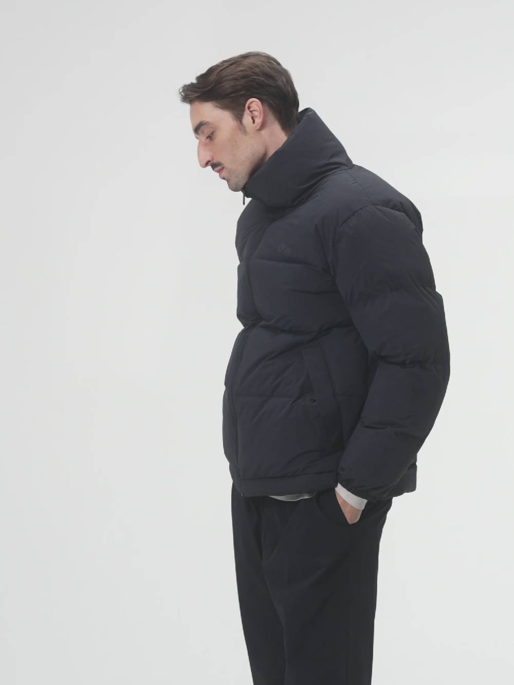 Pinqponq Puffer Jacket - Peat Black (Unisex) Zeitlich begrenztes Angebot