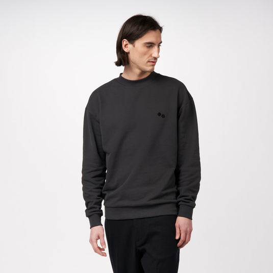 Pinqponq Sweatshirt - Peat Black (Unisex) Neuheiten