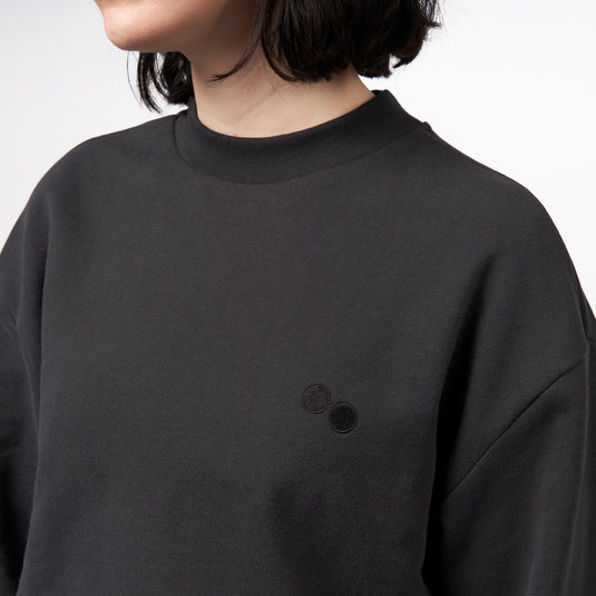 Pinqponq Sweatshirt - Peat Black (Unisex) Neuheiten