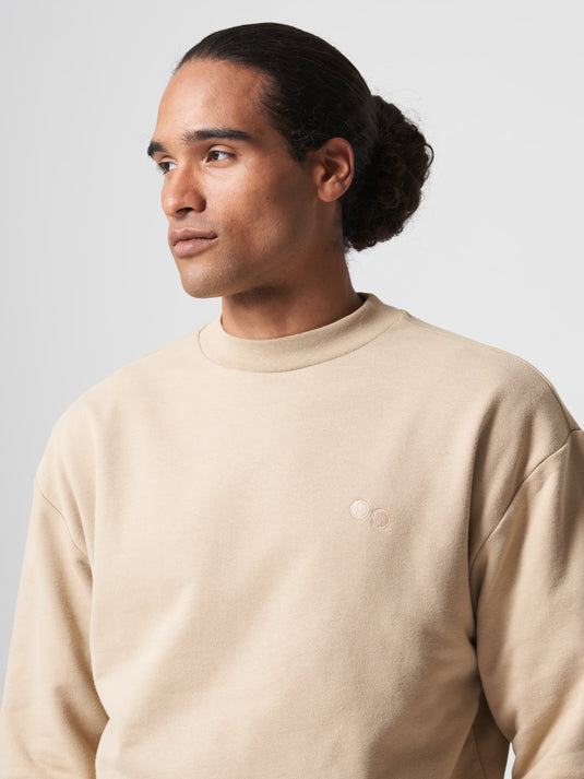 Pinqponq Sweatshirt - Caramel Khaki (Unisex) Sonderangebote