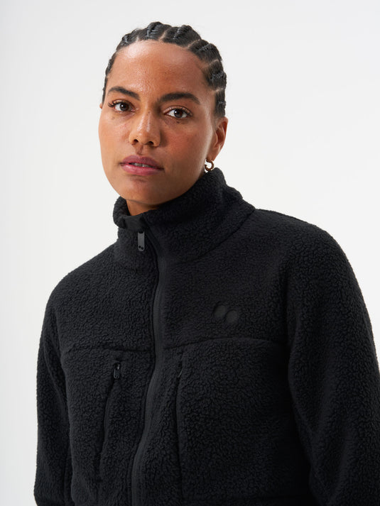 Pinqponq Fleece Jacket - Peat Black (Female) Wochenangebot