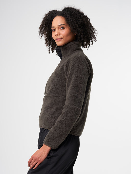 Pinqponq Fleece Jacket - Coffee Brown (Female) Letzte 2 Tage