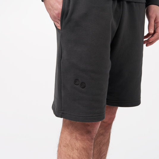 Pinqponq Sweatshort - Peat Black (Unisex) Letzter Tag