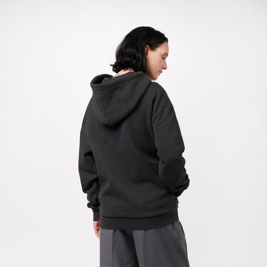 Pinqponq Zipped Hoodie - Peat Black (Unisex) Bis zu 60% Rabatt