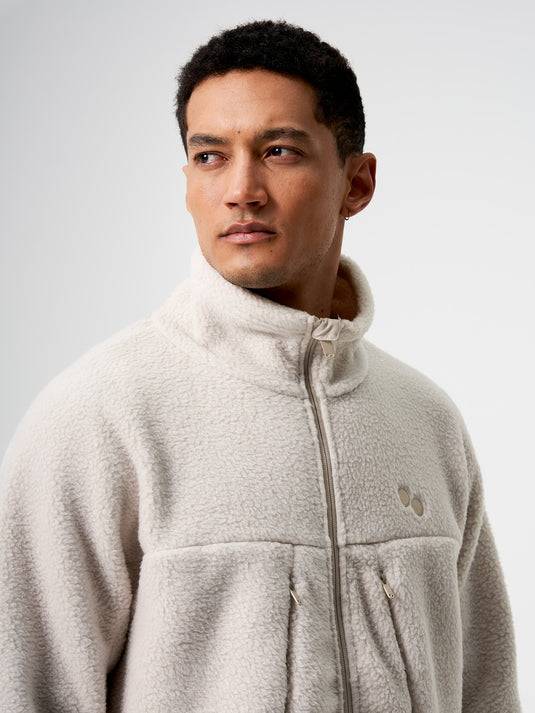Pinqponq Fleece Jacket - Cliff Beige (Male) Black Friday Preise