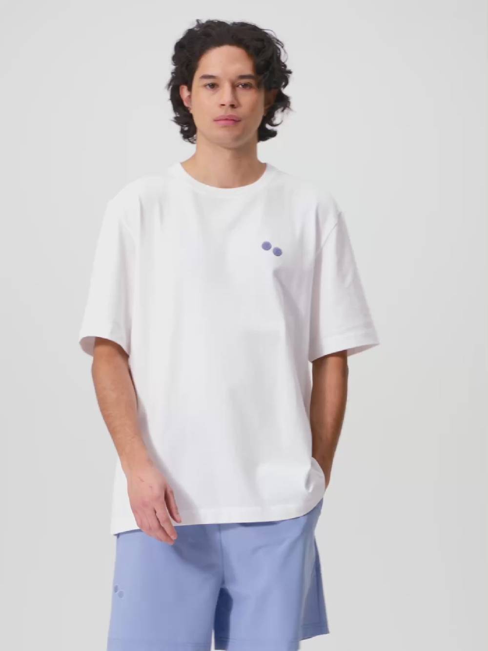 Pinqponq T-Shirt Cotton - Dandelion White Resort (Male) Im Verkauf