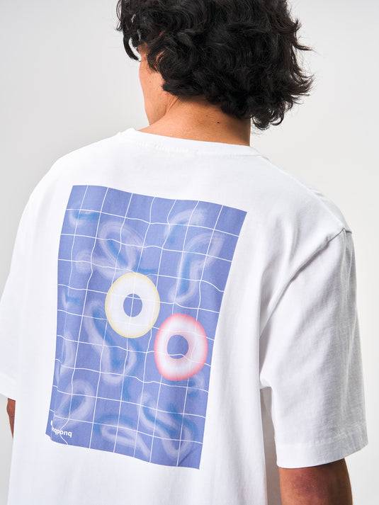 Pinqponq T-Shirt Cotton - Dandelion White Resort (Male) Im Verkauf