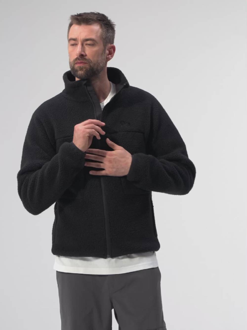 Pinqponq Fleece Jacket - Midnight Plum (Male) zollfrei