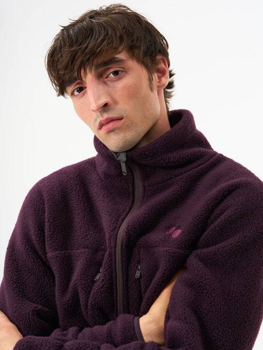 Pinqponq Fleece Jacket - Midnight Plum (Male) zollfrei