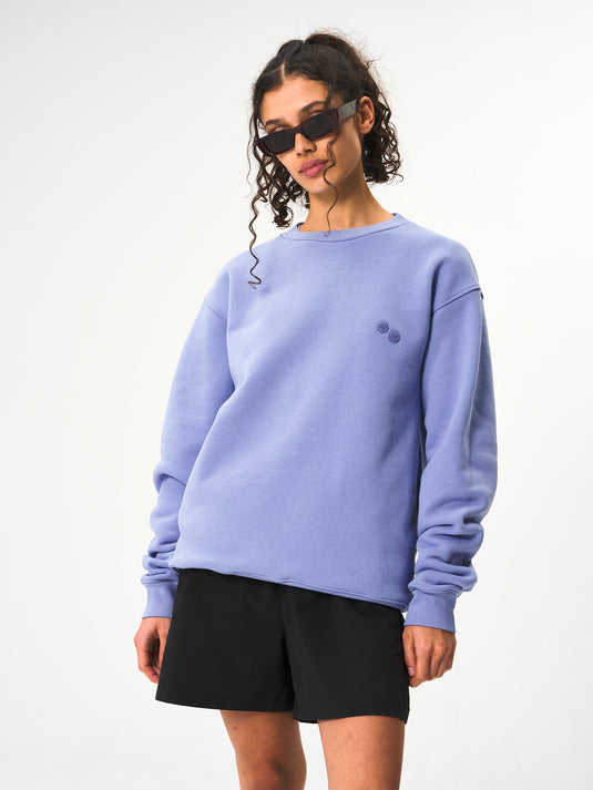 Pinqponq Sweatshirt Cotton - Pool Blue (Unisex) 50% Rabatt für begrenzte Zeit